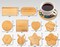 10 Pcs Wooden Mosaic Bases Assorted Shapes for DIY Coaster Crafts and Mosaic Art Projects